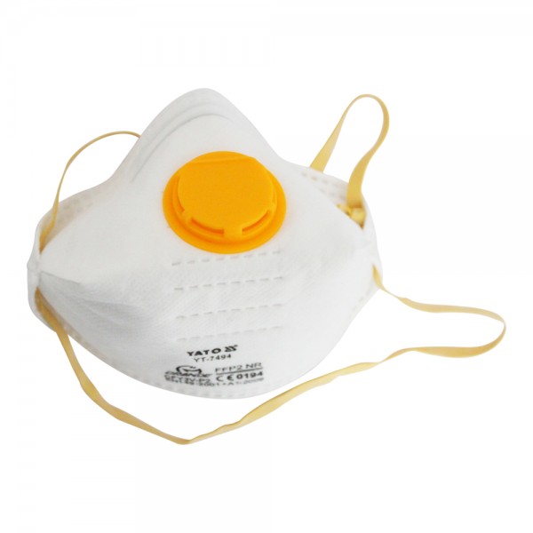 YATO Profi Atemschutzmaske Schutzmaske mit Ventil
