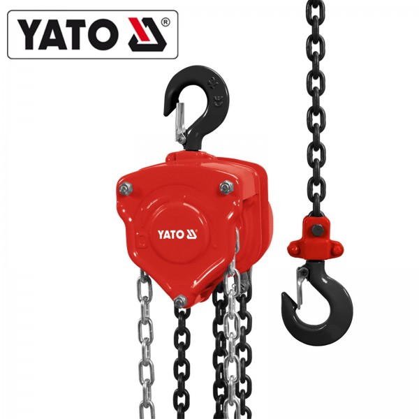 YATO Profi Hand Kettenzug 5000 kg YT-58955 Kettenseilzug 5 Tonnen Flaschenzug