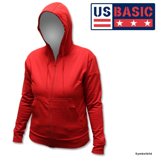 US Basic Damenhoodie Pullover rot Größe: S
