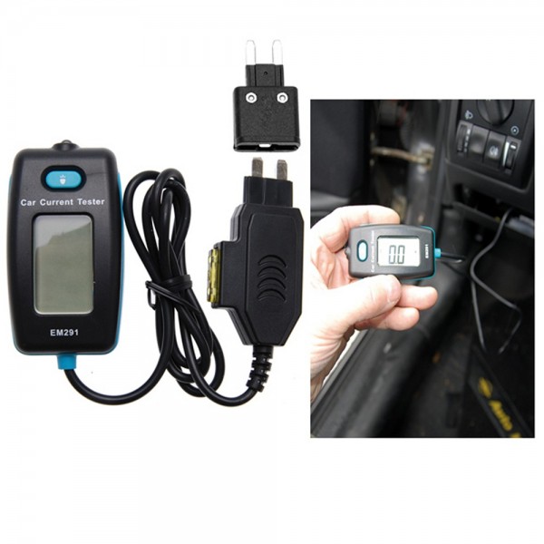 BGS 63520 Digitales Amperemeter für Sicherungskontakt Kfz Ruhestrommessung