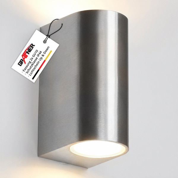 Grafner Aluminium-Wandlampe 37WB-2 WL10302 Up & Down