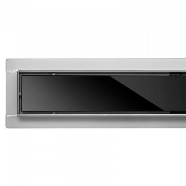 Fala Duschrinne Black Glass 60cm (70mm breit) 75386