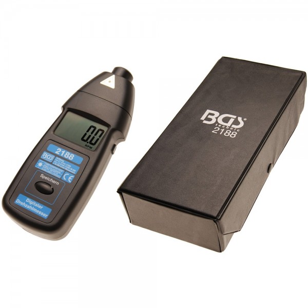 BGS 2188 Digitaler Drehzahlmesser Laser Messgerät Digital LCD Tachometer